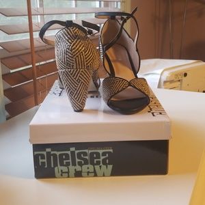 Chelsea Crew Open Toe Heels